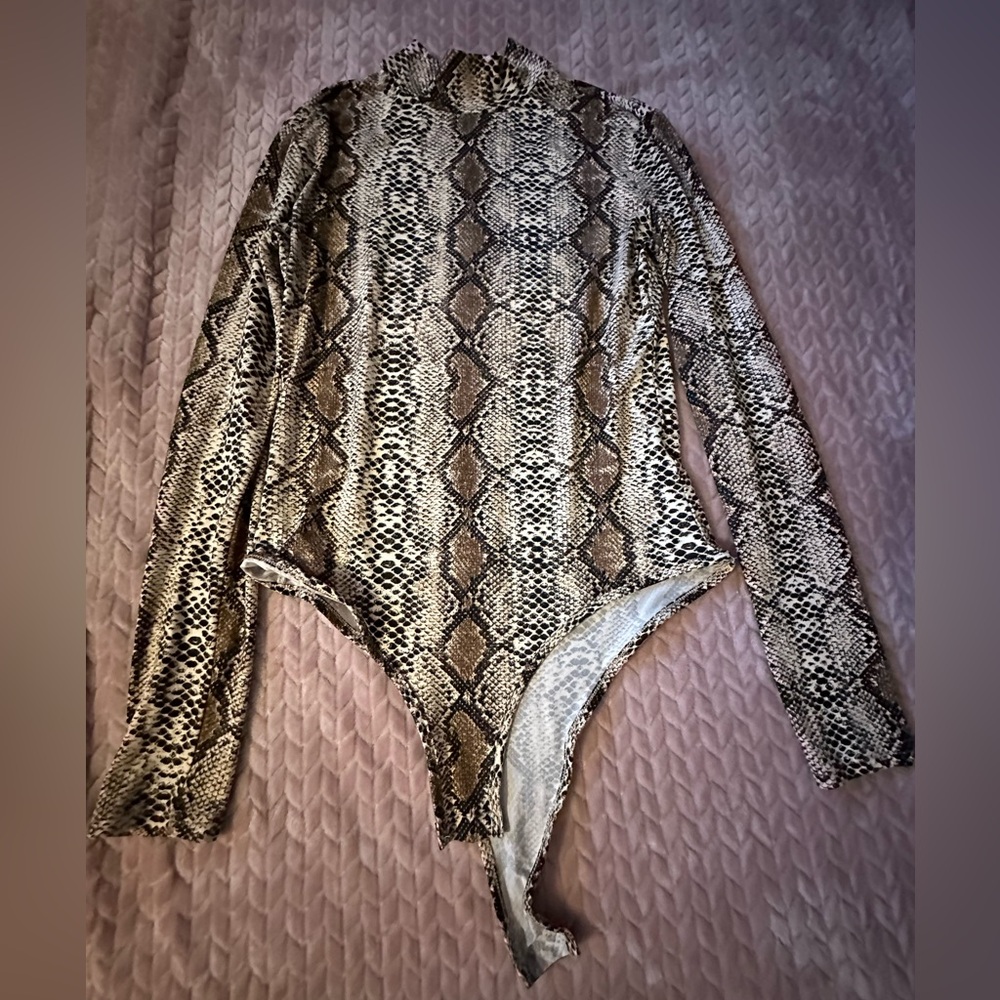 Snake skin bodysuit
